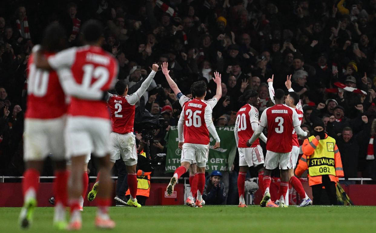 无敌表现!英超领头羊阿森纳欧冠全胜领跑,完胜德甲豪门拜仁