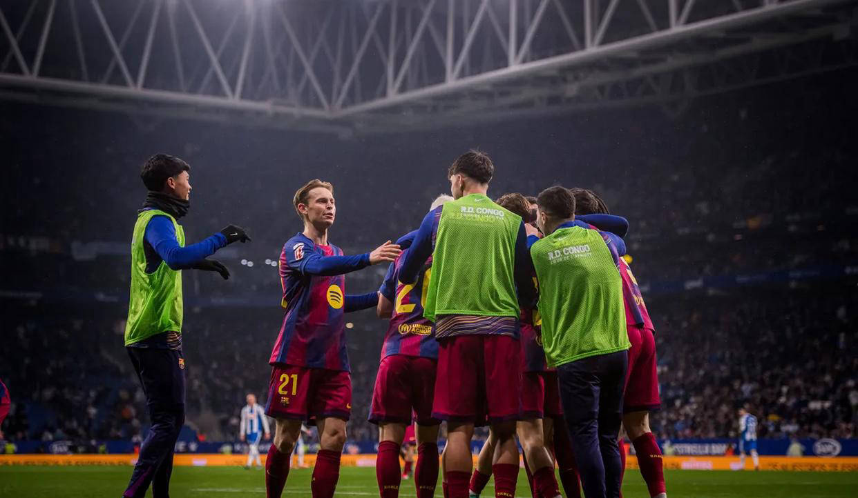 巴萨豪取9连胜,49分领跑西甲榜首,全方位完爆皇马